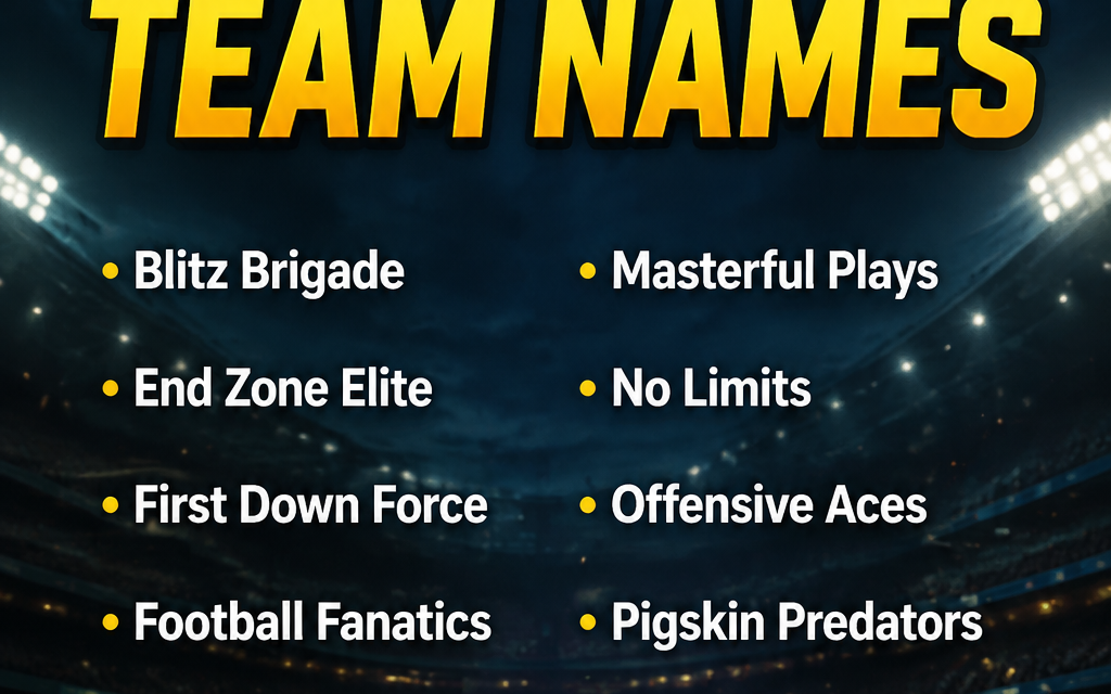 fantasy football team names